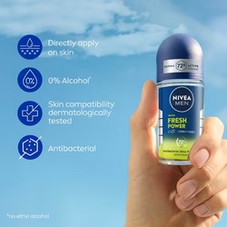 Nivea Fresh Power Antibacterial 72hrs Deodorant 50ml
